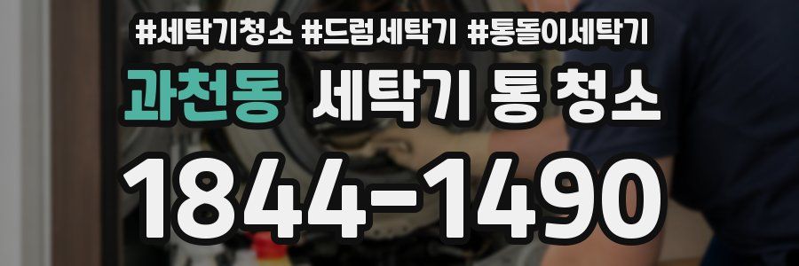 과천동 세탁기 통 청소