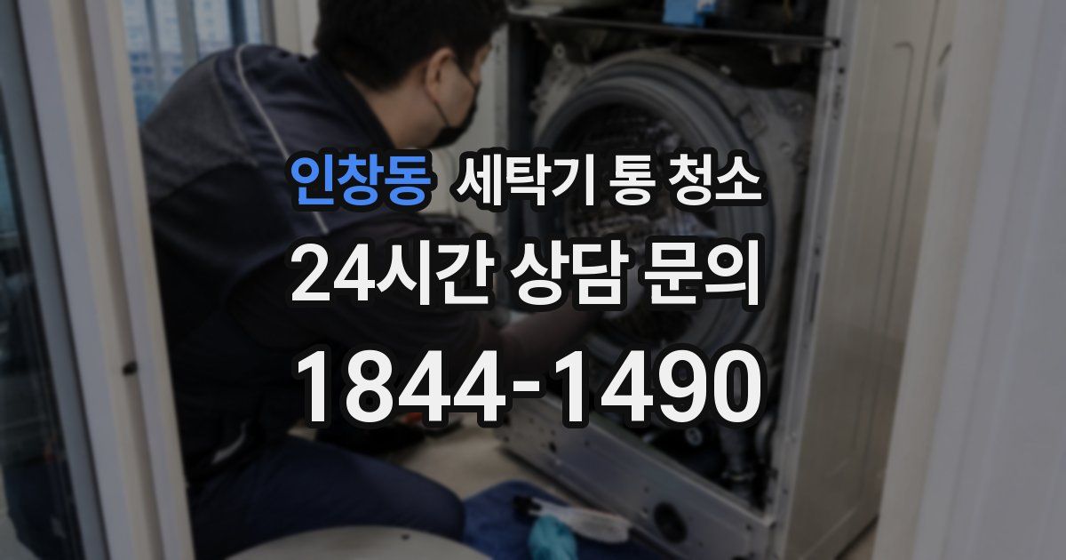 인창동 세탁기 통 청소