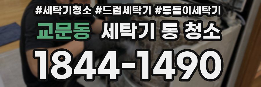 교문동 세탁기 통 청소