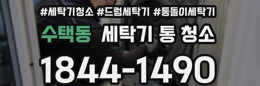 수택동 세탁기 통 청소