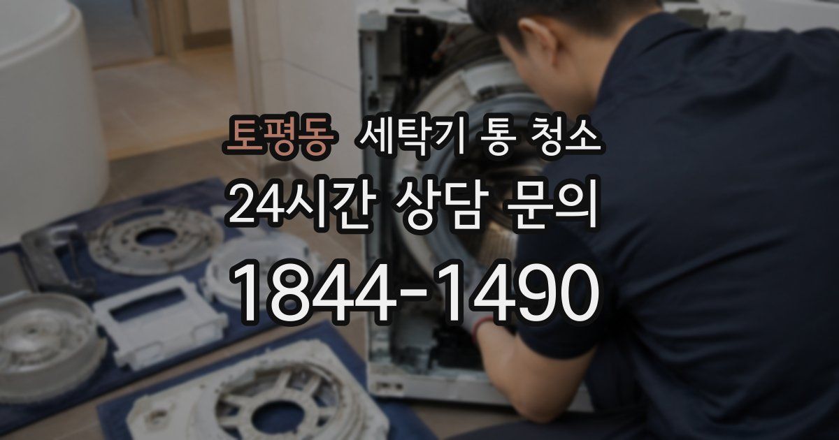 토평동 세탁기 통 청소