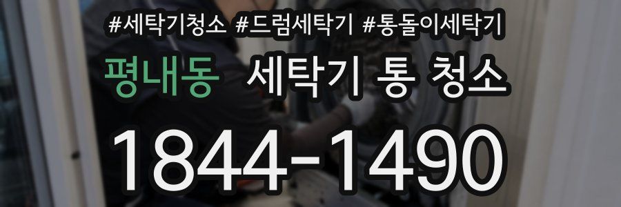 평내동 세탁기 통 청소