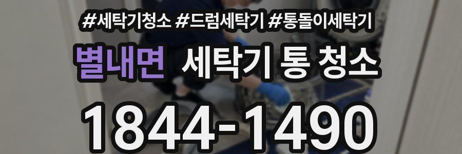 별내면 세탁기 통 청소