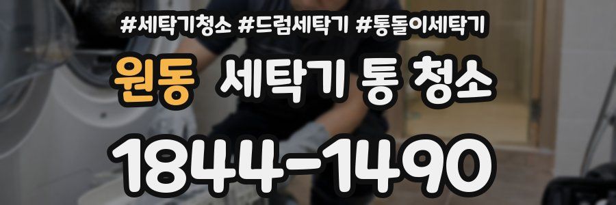 원동 세탁기 통 청소