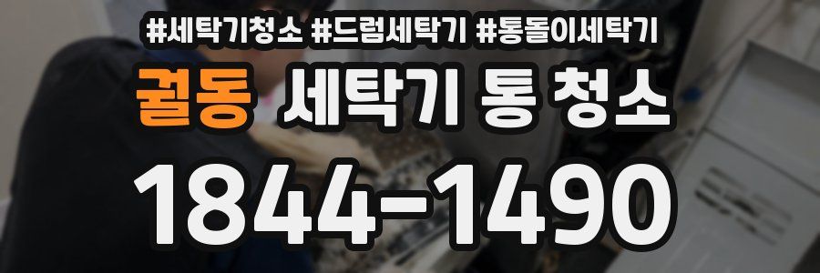 궐동 세탁기 통 청소