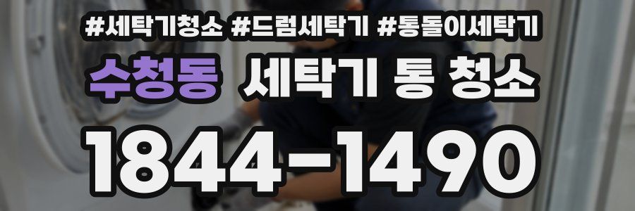 수청동 세탁기 통 청소