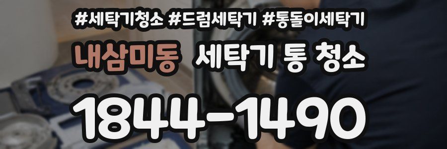내삼미동 세탁기 통 청소