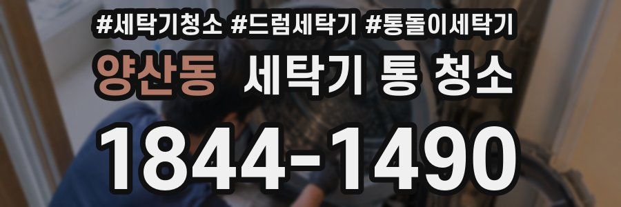 양산동 세탁기 통 청소