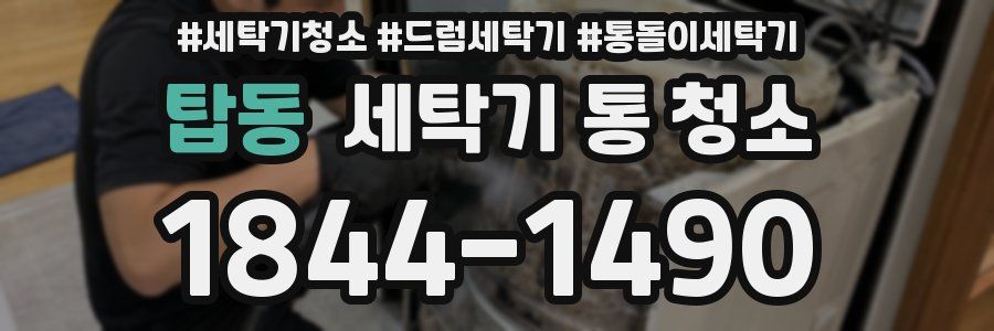 탑동 세탁기 통 청소