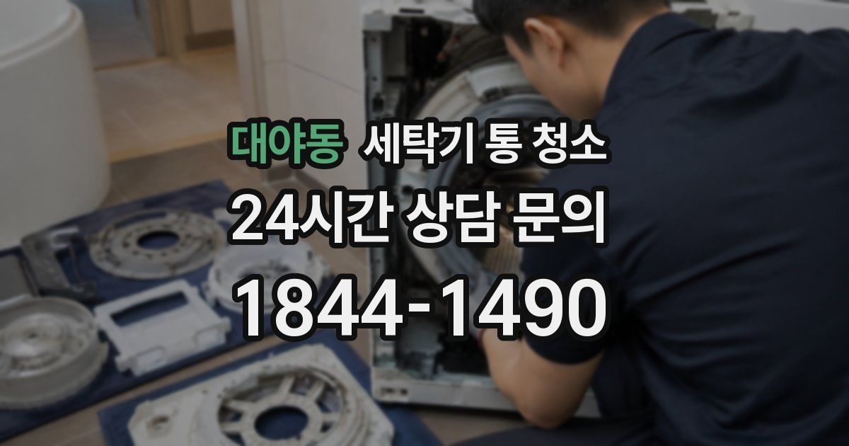 대야동 세탁기 통 청소