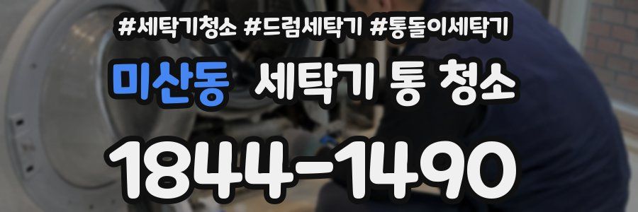 미산동 세탁기 통 청소