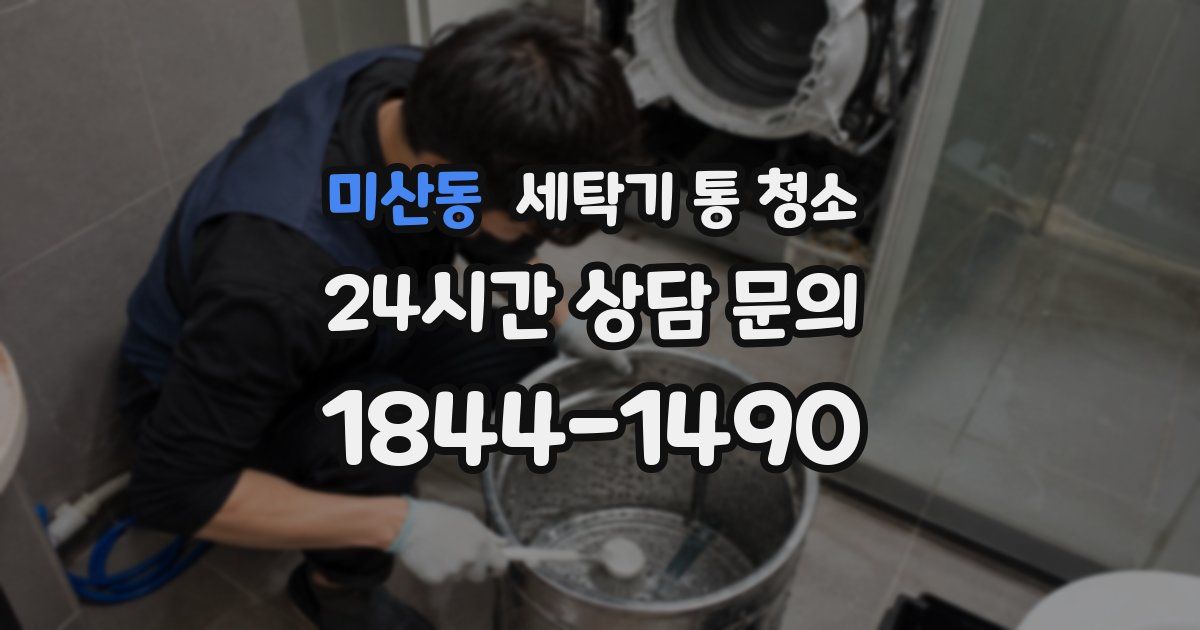 미산동 세탁기 통 청소