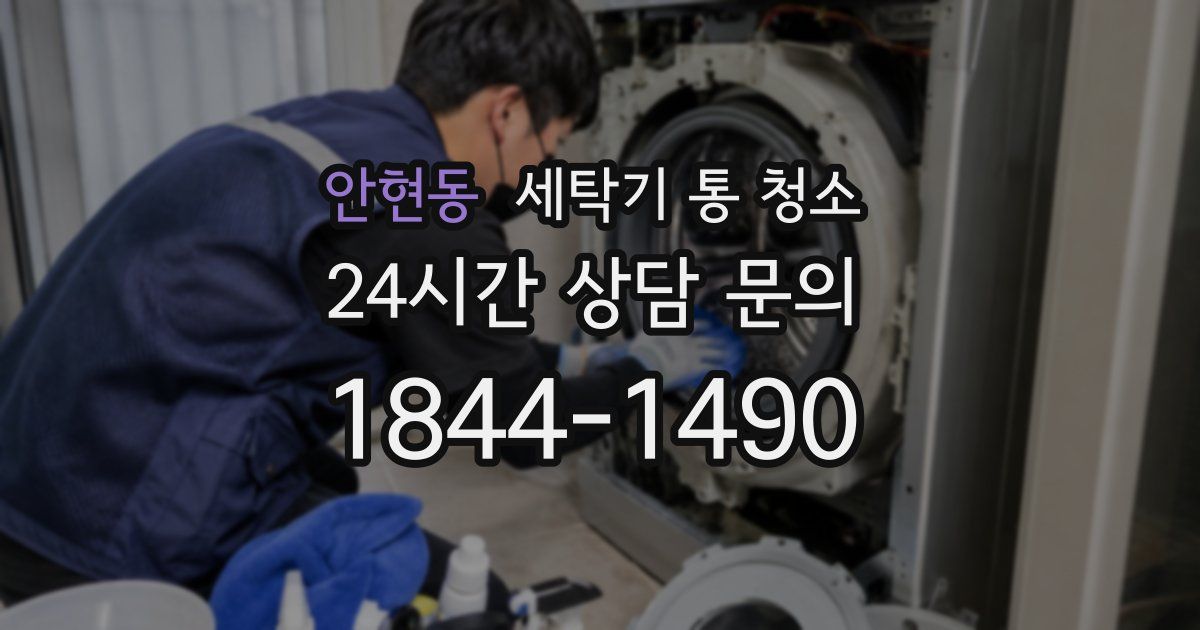 안현동 세탁기 통 청소
