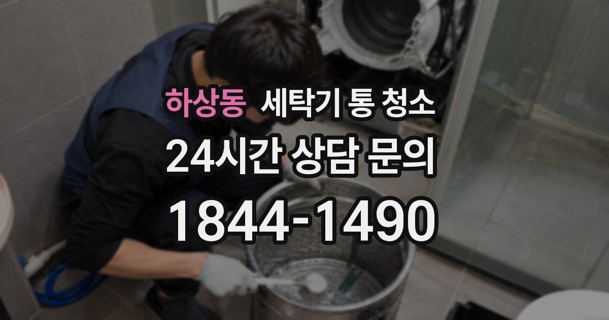 하상동 세탁기 통 청소