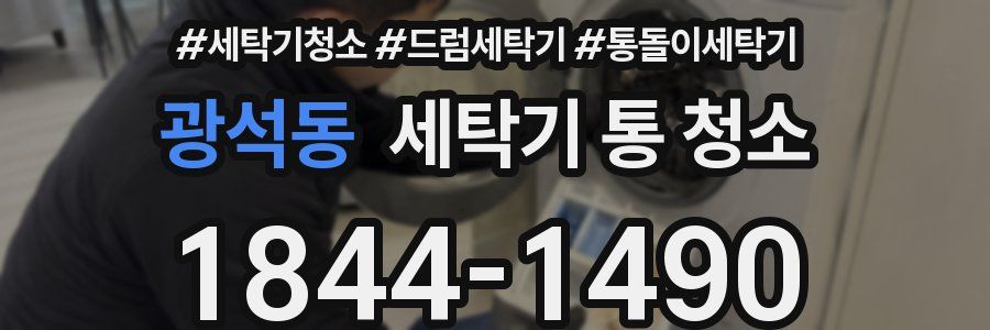 광석동 세탁기 통 청소