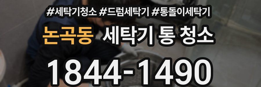 논곡동 세탁기 통 청소