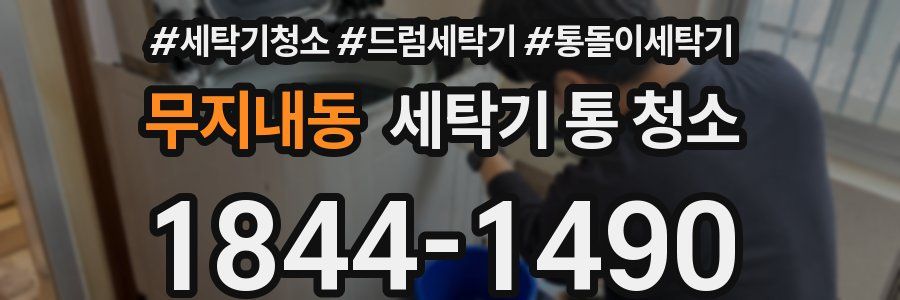무지내동 세탁기 통 청소