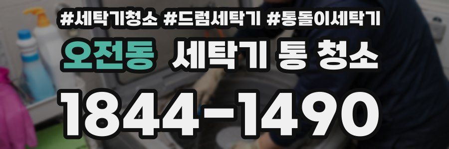 오전동 세탁기 통 청소