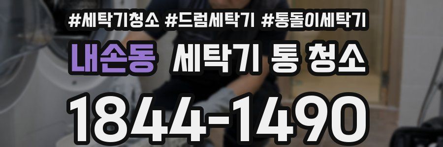 내손동 세탁기 통 청소