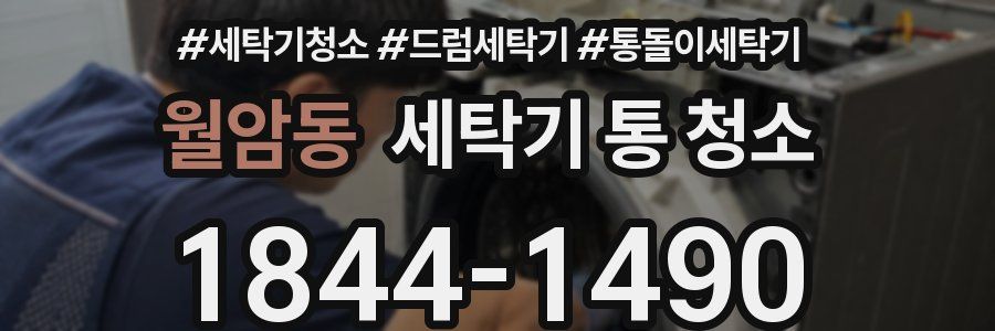 월암동 세탁기 통 청소