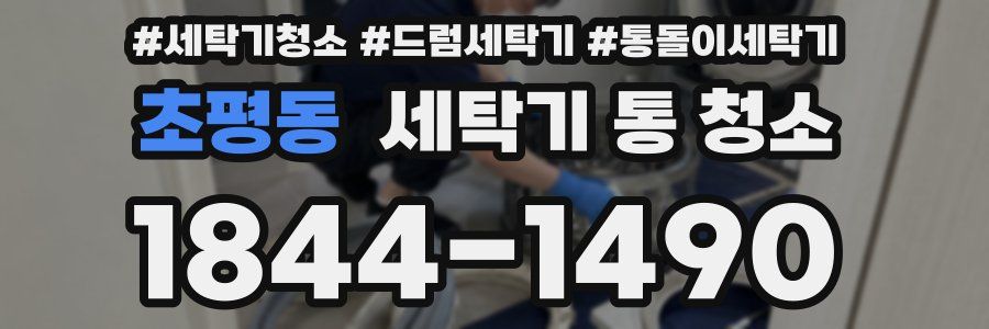 초평동 세탁기 통 청소