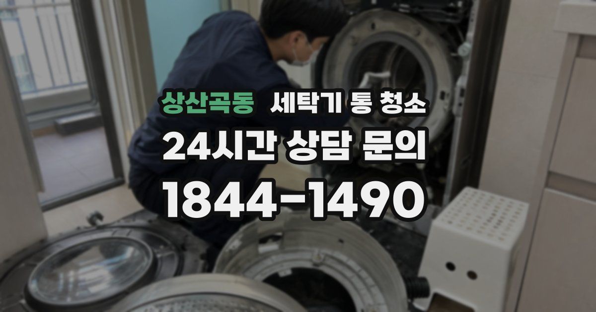 상산곡동 세탁기 통 청소