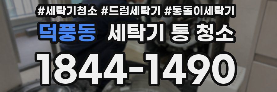 덕풍동 세탁기 통 청소