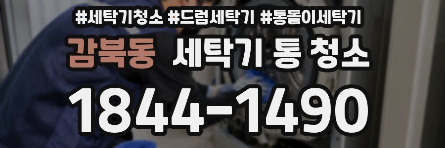 감북동 세탁기 통 청소