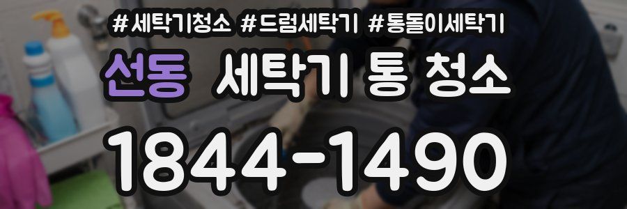 선동 세탁기 통 청소