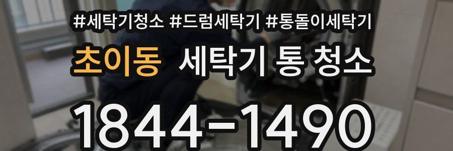 초이동 세탁기 통 청소