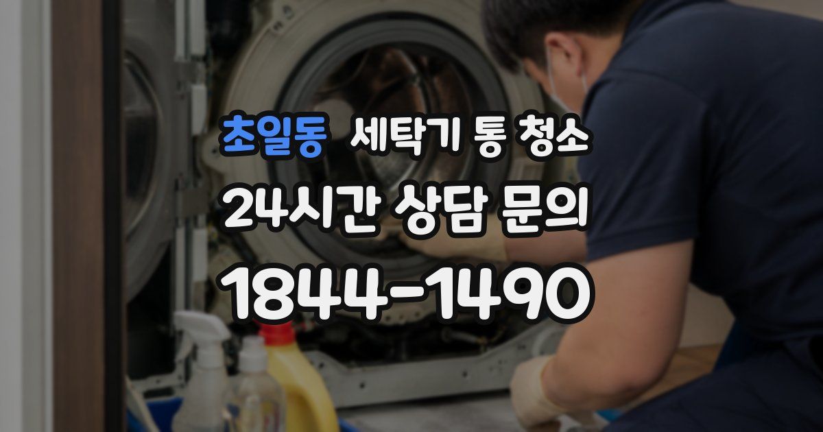 초일동 세탁기 통 청소