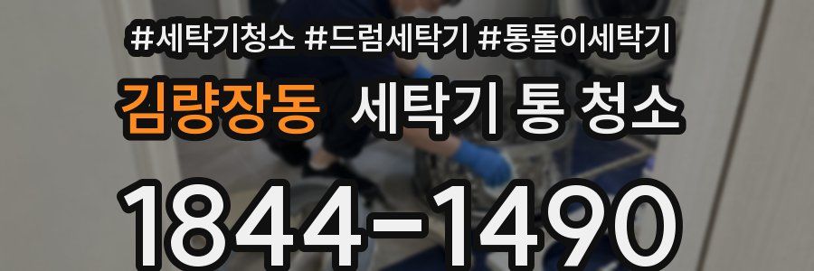 김량장동 세탁기 통 청소