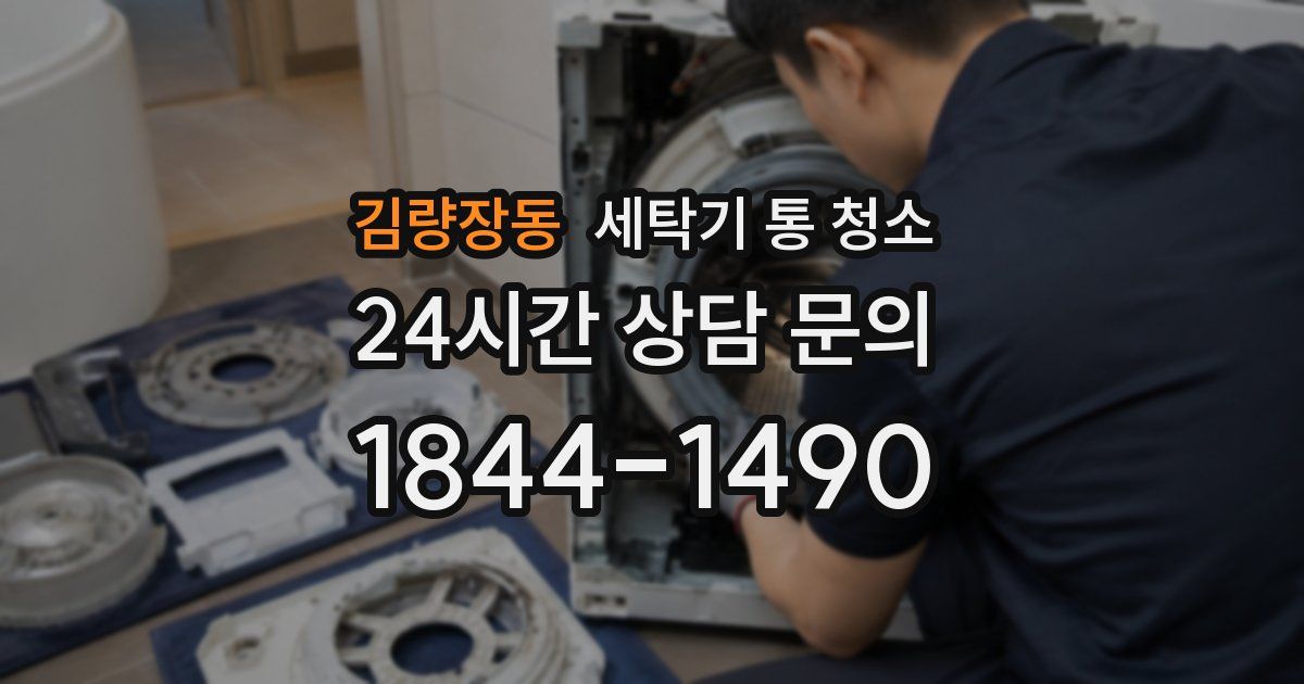 김량장동 세탁기 통 청소