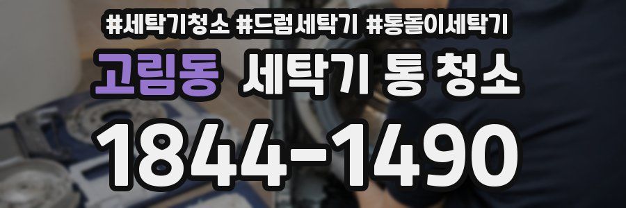 고림동 세탁기 통 청소