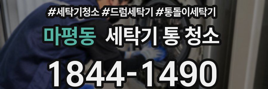 마평동 세탁기 통 청소