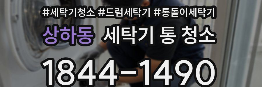 상하동 세탁기 통 청소