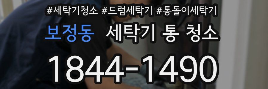 보정동 세탁기 통 청소