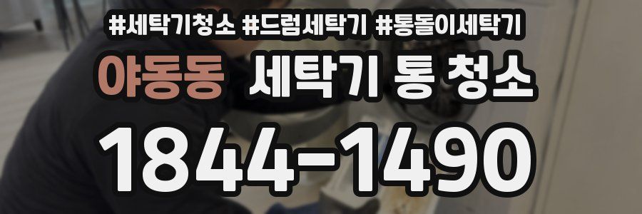 야동동 세탁기 통 청소