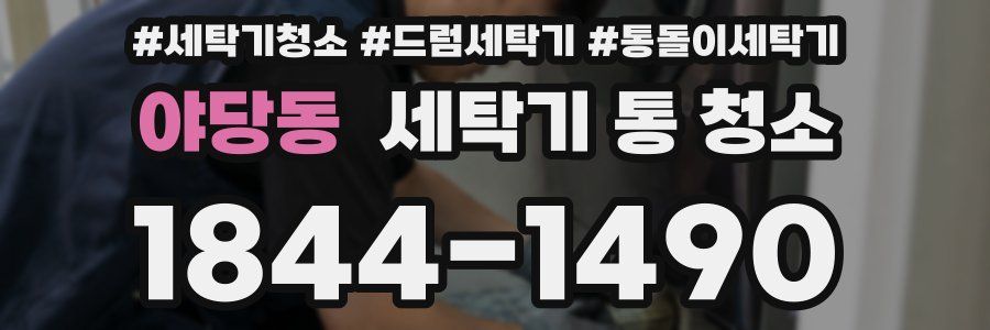 야당동 세탁기 통 청소