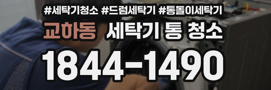 교하동 세탁기 통 청소