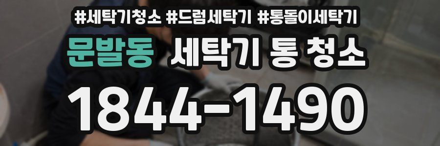 문발동 세탁기 통 청소