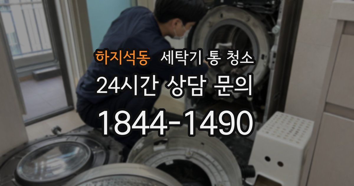 하지석동 세탁기 통 청소