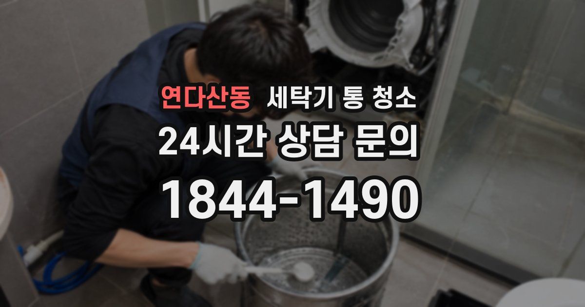 연다산동 세탁기 통 청소