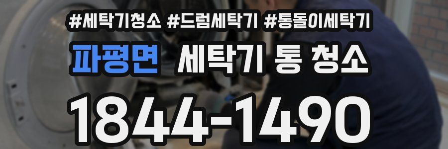 파평면 세탁기 통 청소