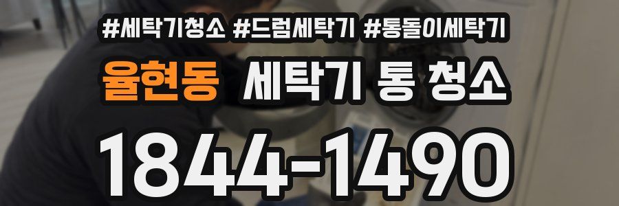 율현동 세탁기 통 청소