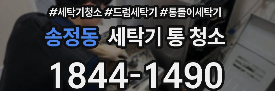 송정동 세탁기 통 청소