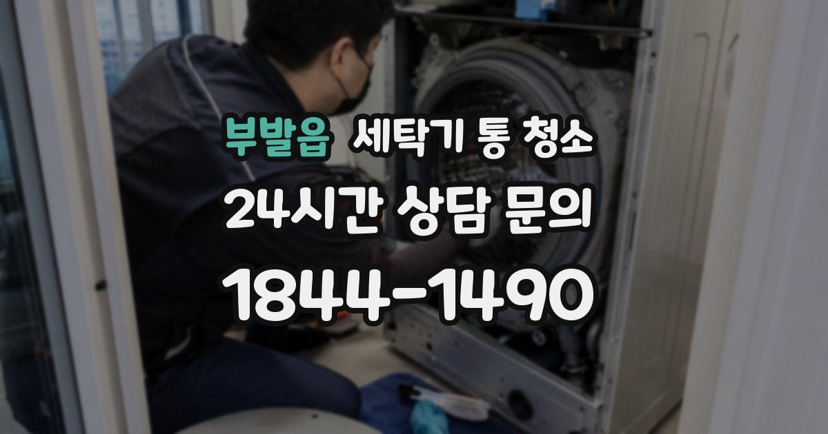 부발읍 세탁기 통 청소