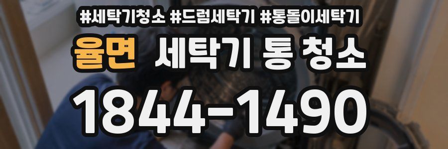 율면 세탁기 통 청소