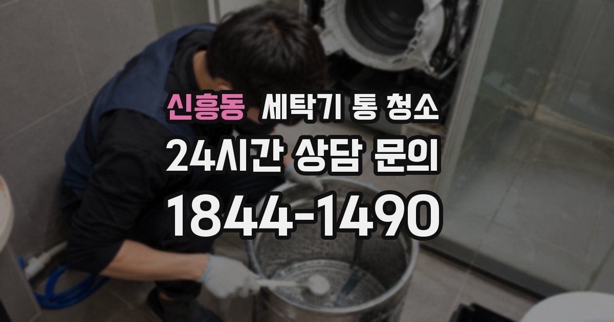 신흥동 세탁기 통 청소