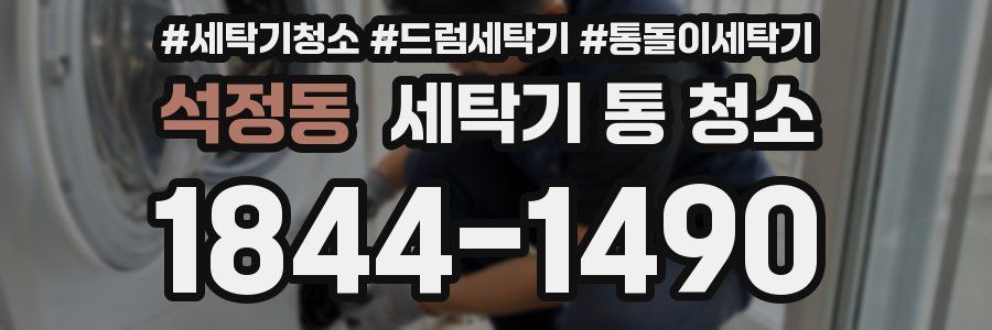 석정동 세탁기 통 청소